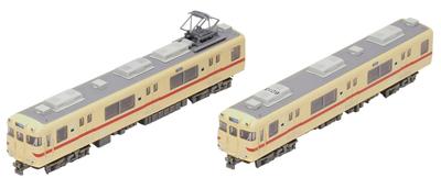 Tomytec Railway Collection Tetsuro Nagoya Railroad 6000 Series Straight Cream with Red 6013 Diorama 334187 Stripe, Formation, 2-Car Set, Supplies,