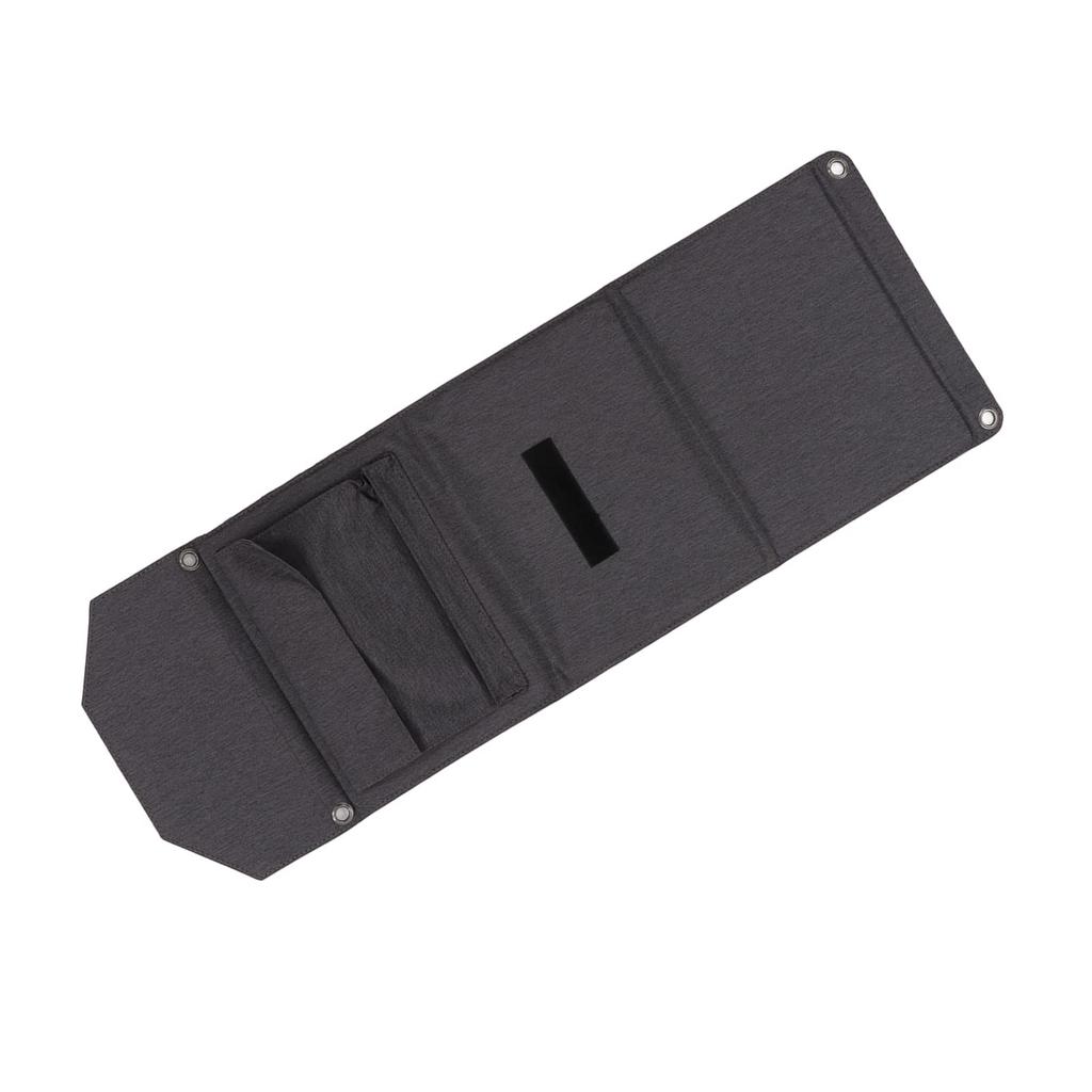 Ongwan 18W 5V Foldable Solar Panel Charger, Monocrystalline Silicon Solar Panel, DC Type-C Dual USB Port Solar Panel for Outdoor Activities