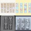 3D Transparent Silicone Nail Mold For Nail Art Design Relief Rabbit Angel Pattern Manicure Templates Tools Accessories