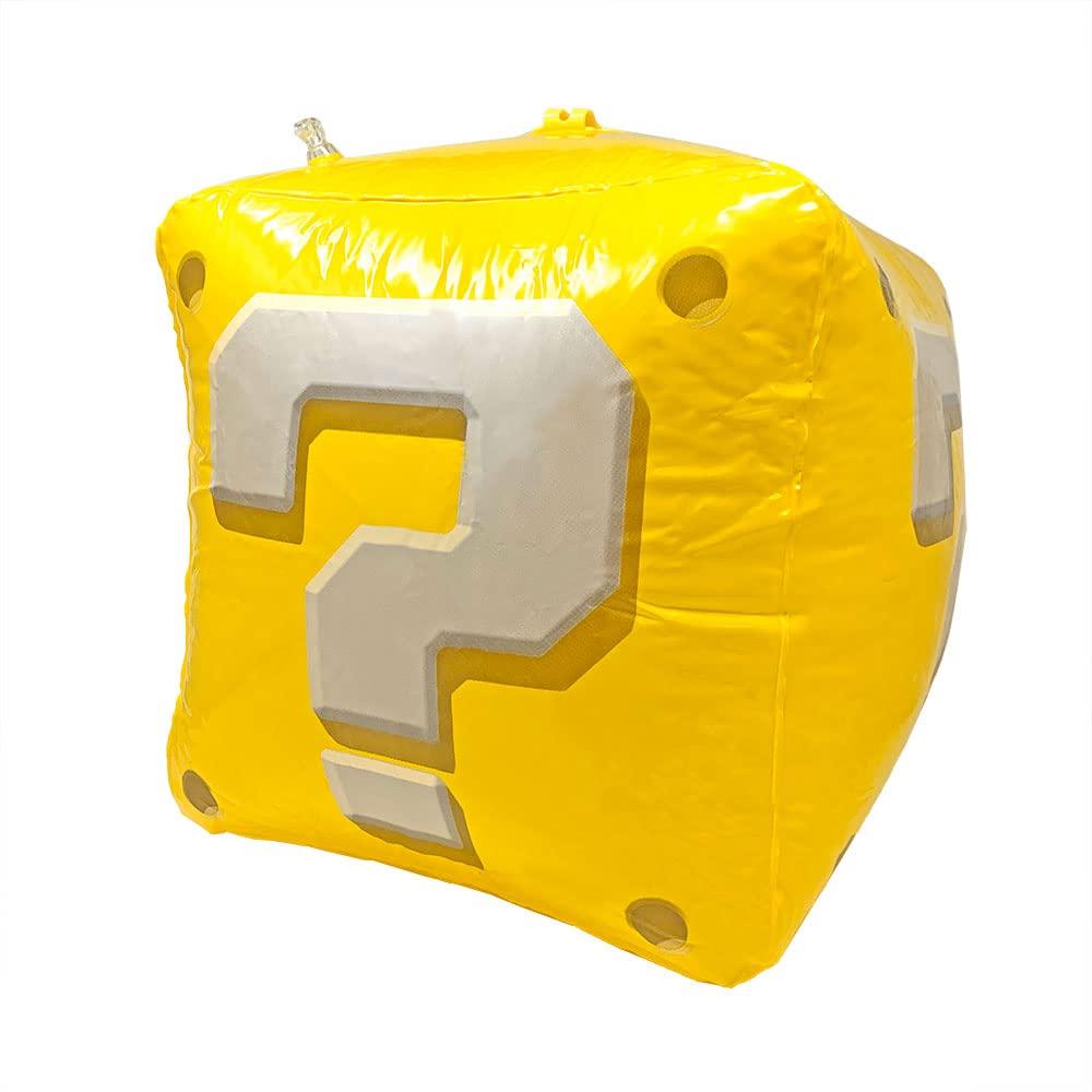 

Звуковой шар Hatena Block из серии Super Mario, 30 см. Официальный товар, который издает звук, если по нему ударить. Прибл.