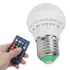 RGB+W Light Bulb 3W E27 Remote Control Color Changing Lamp Home Decoration 85265V