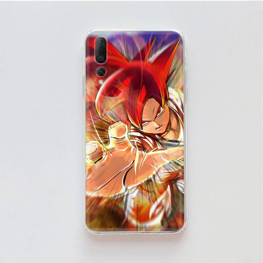 Transparent Case for Samsung A04 A14 A23 M33 M53 Realme 10 9 C35 C55 VIVO X80 Infinix Hot 30 Note 11 Tecno Spark 8P Pro W-89 Dragon Ball Anime