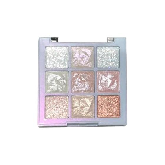 Korean Cosmetics Awakening Soft Blur Eyeshadow Palette 9 Colors Eyeshadow Palette Low Saturation Pearlescent 9 Cold Tone Eyeshadow Palette Black