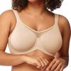Full Coverage Underwire Bra Plus Size Women Seamless T-Shirt Style With Adjustable Straps Breathable Lifting Support