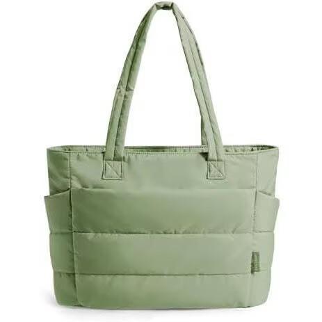 

Handbag Bag for Women Lightweight Puffy Tote Bag with Compartments Shoulder Bag for Gym | Lightweight Quilted for Travel, Work