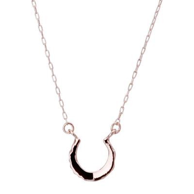 Made In Choose from 2 Designs X 3 Horseshoe [LOKUMI] Necklace, Japan, Colors, Hypoallergenic, Horseshoe, Adjustable, Women's, Simple, Small,