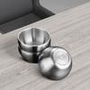 Household Anti-scalding 304 Stainless Steel Matte Bowl: Frosted Feel, Non-slip and Anti-drop Optional Forone Person  Family Size