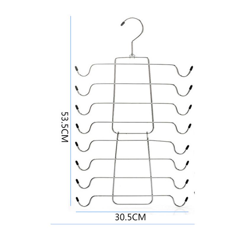 Multi Layer Underwear Drying Hanger Folding Sling Hanger Seamless Multi Function Clothes Drying Rack 8 Layers