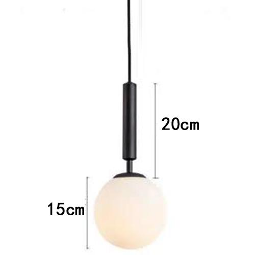 Lampa Suspendată Nordică Creativă din Sticlă pentru Living, Dormitor Principal, Simplă, Lumini Suspendate pentru Sală de Mese, Dormitor Noptieră, Candelabru Mic pentru Dormitor