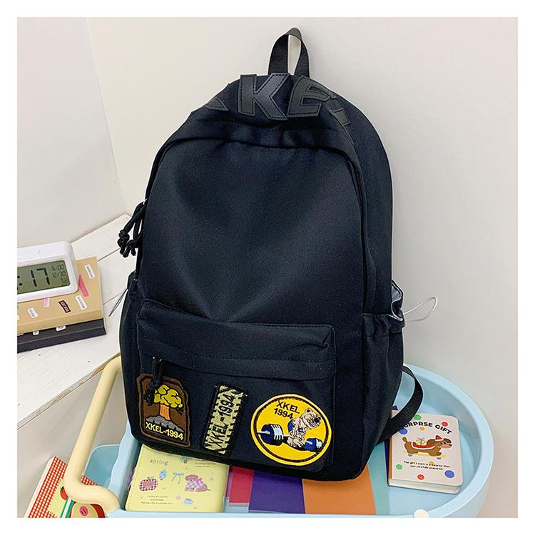 Schoolbag female Korean version ins style high value junior high school student high school student large capacity backpack 1011 new backpack male