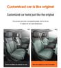New Universal 5-Seat Full Leather Car Seat Cushion for Car03 - All Seasons