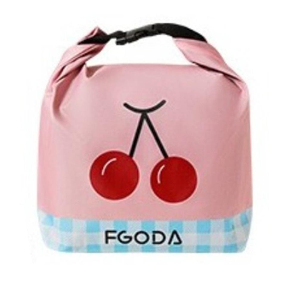 Cartoon Picnic Food Pouch Portable Thermal Cooler Handbag Insulated Lunch Bags  Women Style 2