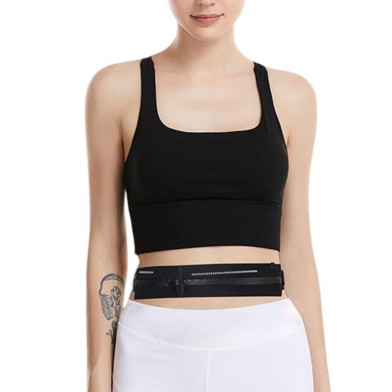 Sport Fanny Pack Double Pockets Large Capacity Multifunctional Waterproof Adjustable Storage Bag Portable Unisex Phone Holder Running Waist