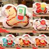 Chinesisches Tierkreiszeichen Jahr des Pferdes Plüschkissen mit Glücksgeld-Design für Geschenk und Dekoration