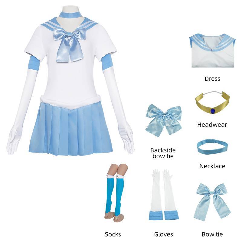 Sailor Moon Cosplay Costume For Women With Uniform Fabric For Anime Stage Performance