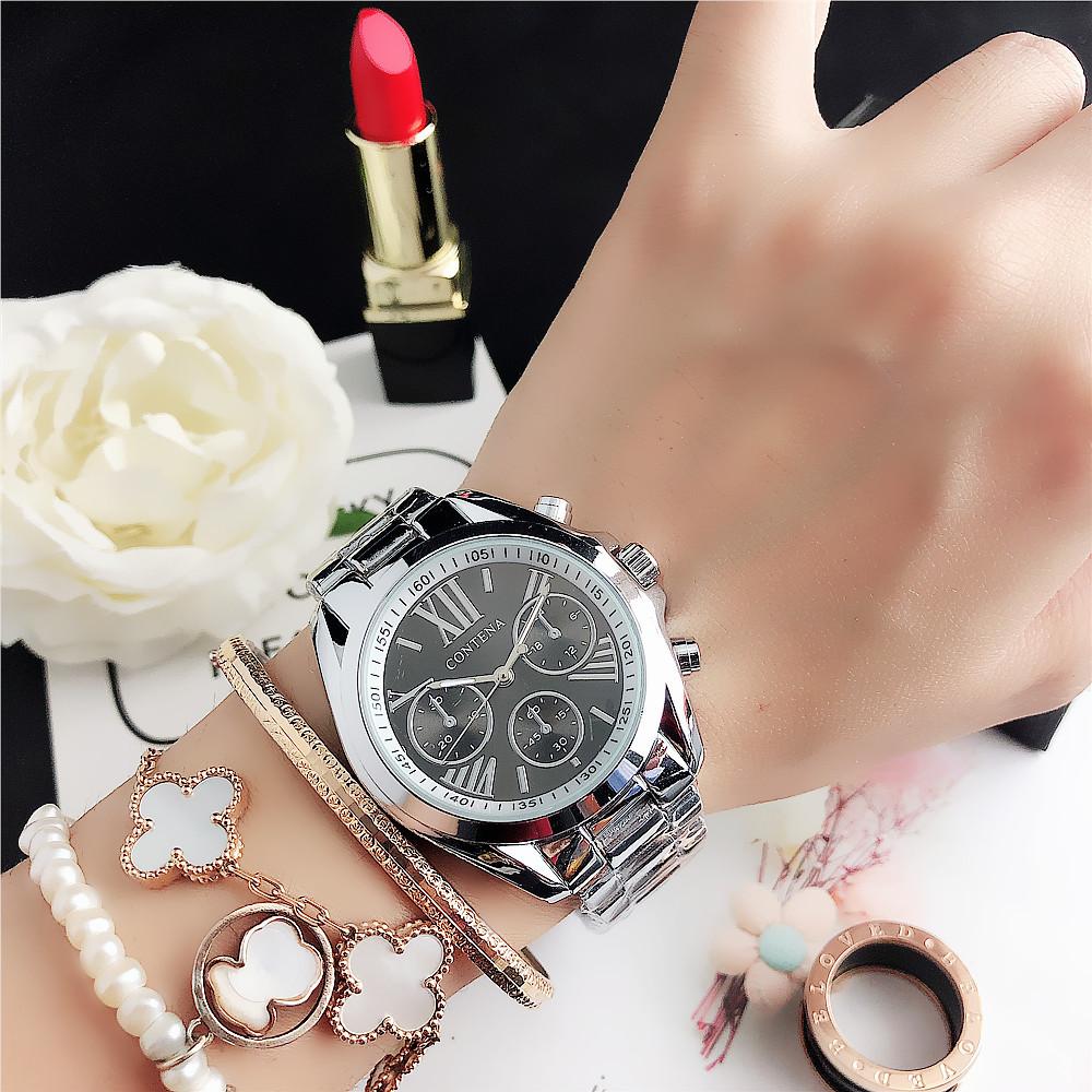 CONTENA New Luxury Brand Quartz Women's Watch Ladies Fashion Watch Women Wristwatches Female Clock Relogio Feminino Masculino
