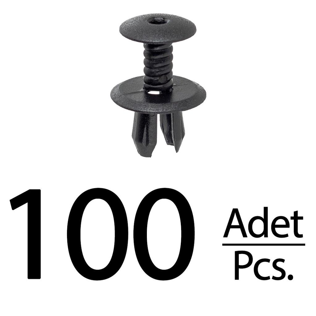 Volkswagen Bora, Caddy II, Caddy III, Eos, Jetta Trunk Trim Panel Clips - 100 Pieces