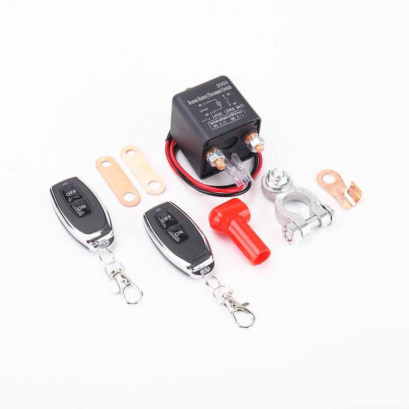 Car Battery Isolator Ignition Cut Off Switch Relay Intelligent Remote Control For Boat RV Truck Motorcycle Accessories 200A 12V