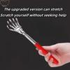 Adjustable Ghost Hand Back Massager Stainless Steel Telescopic Back Itching Claw Scratcher Portable Tickle Scratching Tool