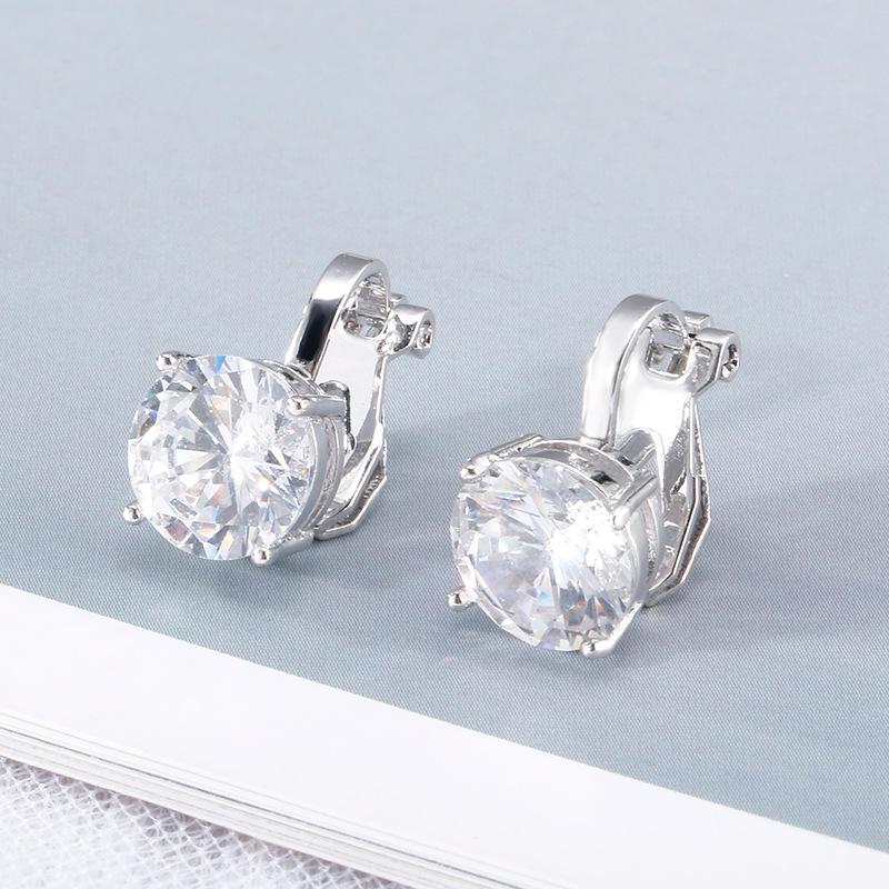Korean Earless Zircon Earrings: Luxury, Painless, Fashionable Clips