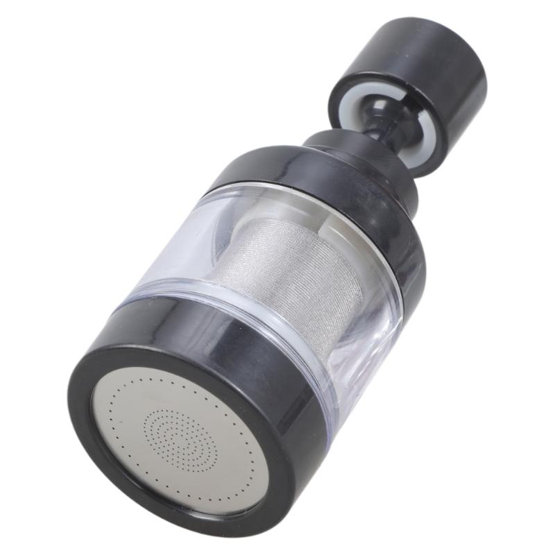 

Многоцелевые фильтры для крана Вращение на 360 градусов С 6 хлопковыми фильтрами PP Аксессуар для кухни и ванной комнаты Бытовое использование чёрный