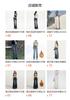 American old high street micro-pull jeans women's autumn and winter new high waist loose wide legs thin versatile horn pants