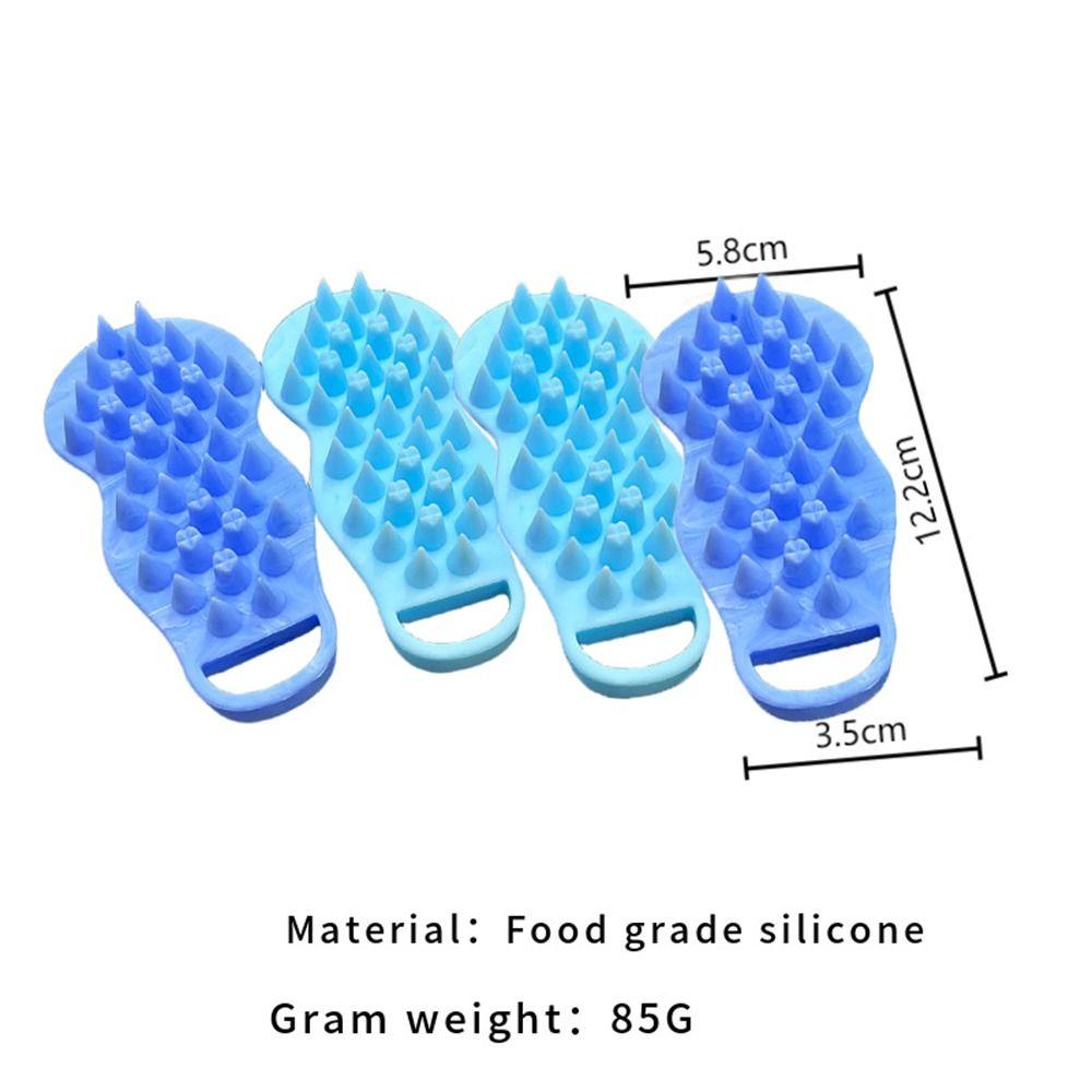 Pointed Teeth Shampoo Artifact Scalp Soft and skin-friendly Easy to clean Silicone Shampoo Comb Shockproof and waterproof