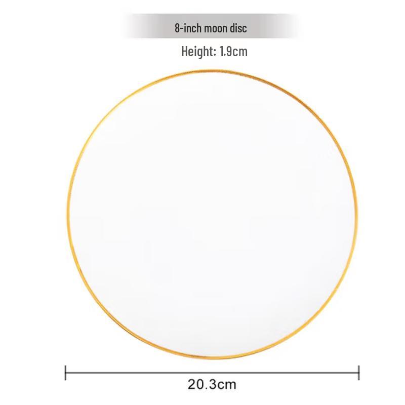 Tai Shun Crystal Love 8-inch Ceramic Dinner Plates (3-Pack)