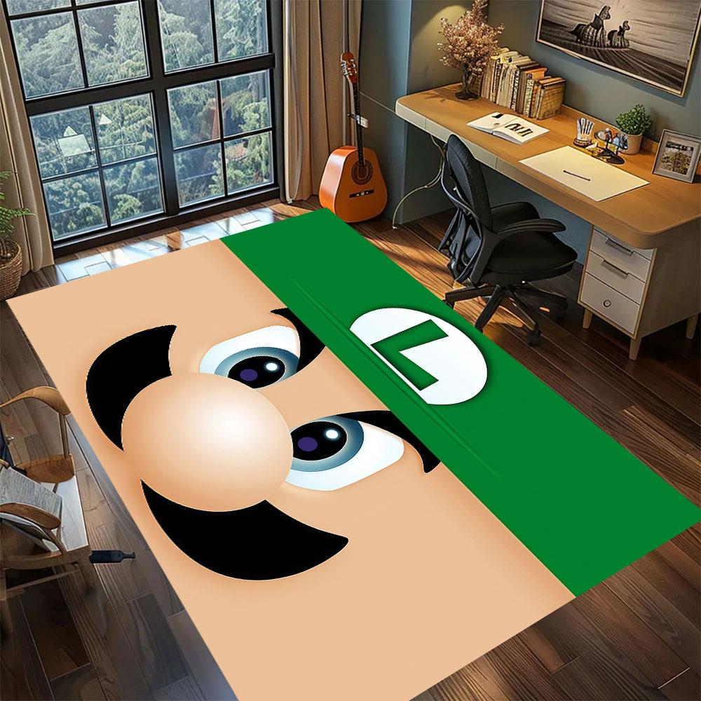 

Mario anime character Carpet for Living Room Bedroom Home Decor Cool Movie Mat Play Floor Mat 60x90cm