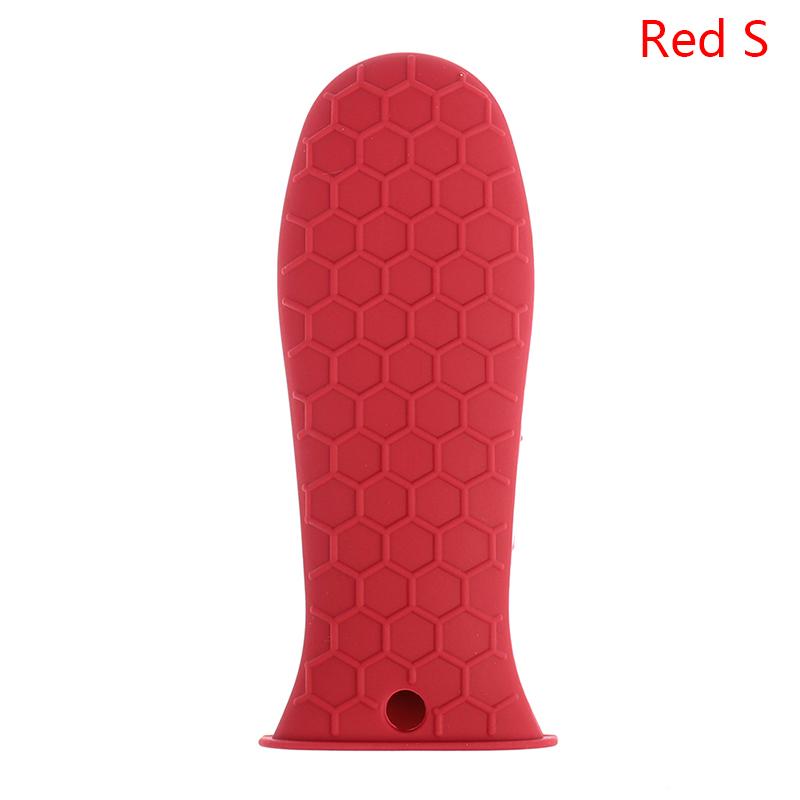 1Pcs Silicone Pot Holder Cast Iron Skillet Handle Cover Potholder Pan Sleeve