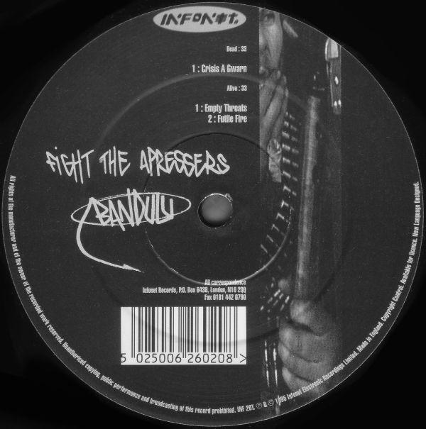

12inch Record BANDULU - Fight The Apressers INF20T Infonet 1995 UK Dance & Electronica Used