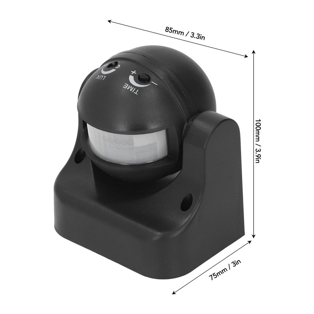 Motion Sensor Detector Waterproof NaIntelligent Radiationless ABS Housing Infrared PIR Motion Sensor AC110240V