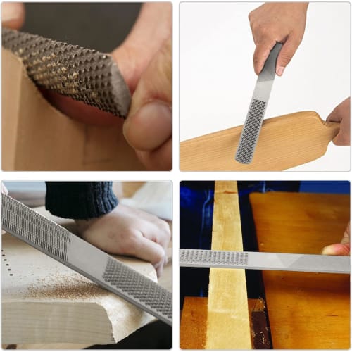 Woodworking Files - Round, Semi-round, Flat, and Needle Files for Wood and Metal, Polishing Tools for DIY