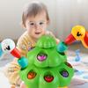 Magnetic Woodpecker Fruit Pick Toy 360 Degrees Rotating Fruit Tree with Music LED Light Educational Toddlers Boys Girls Fine Motor Skills Bird Fishing