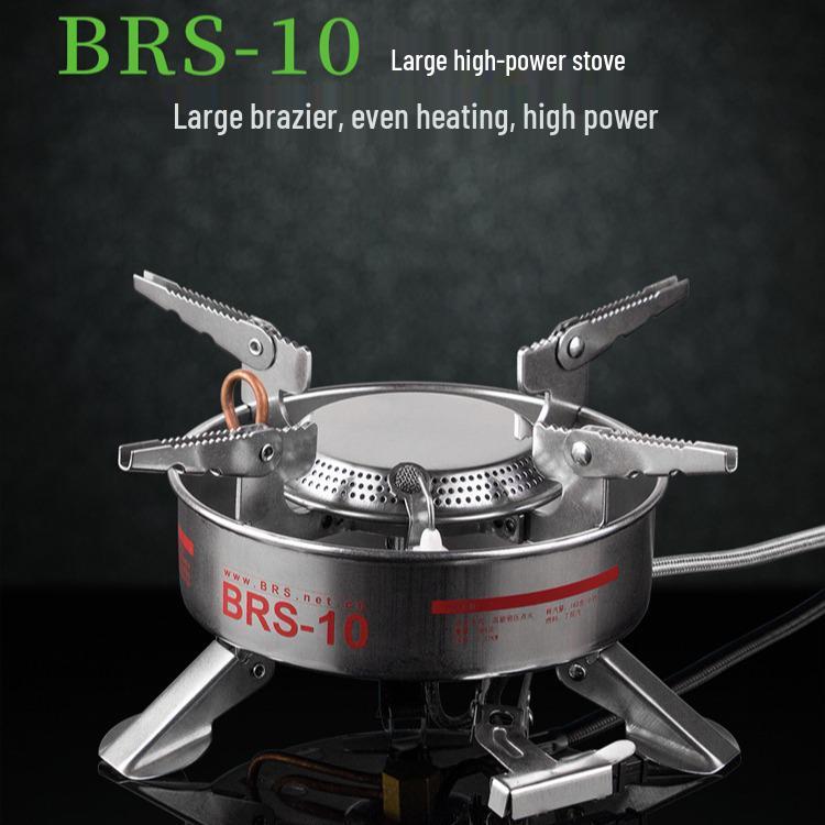 Brother BRS-10 Portable Outdoor High-Fire Liquefied Gas Stove for Camping and Picnics. Portable серебряный