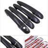 Black Carbon Fiber Door Handle Cover for Mazda CX-5 CX5 CX 5 KF 2017~ 2018  Car Accessories Stickers Trim Set Chrome