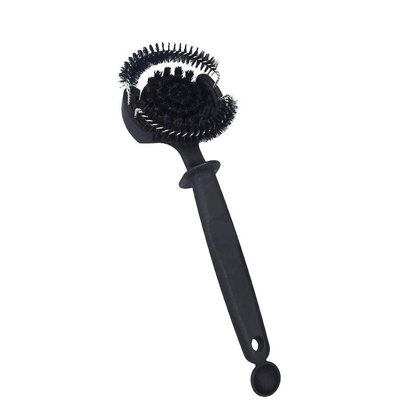 1Pcs Coffee Machine Cleaning Brush Long Handle Nylon Bristles 51Mm/58Mm Espresso Machine Cleaner For Coffee Shop