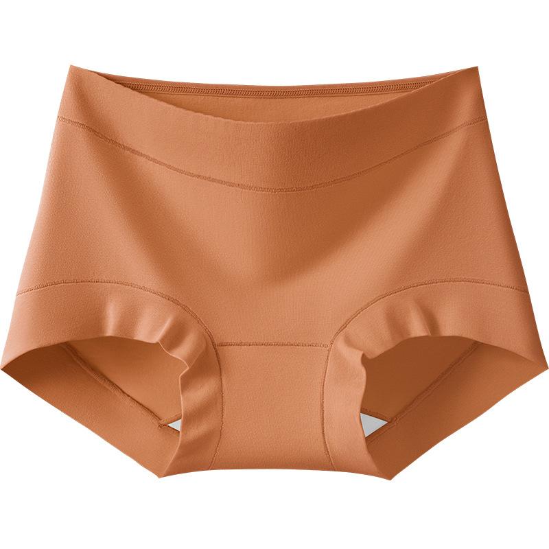 Large Size Lady Spring and Autumn Pure Cotton Antibacterial Crotch Breathable Mid Waist Triangle Briefs