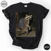 Comfort Colors® Back To School Raccoon Shirt, Funny Raccoon Tee, Student Tshirt, First Day Gift, Teacher Graphic T-Shirt, Trash Panda Tee