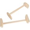 15.7 X 4.7 X 3.1in Square Pole Safe Wooden Hens Roosting Stand, Large Bird Stand, for Pet Chicken Large Bird