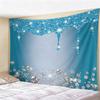 Tapeçaria de Parede com Diamantes Cintilantes, Tapeçaria com Design de Glitter Pingando para Quarto Sala de Estar Decoração de Casa