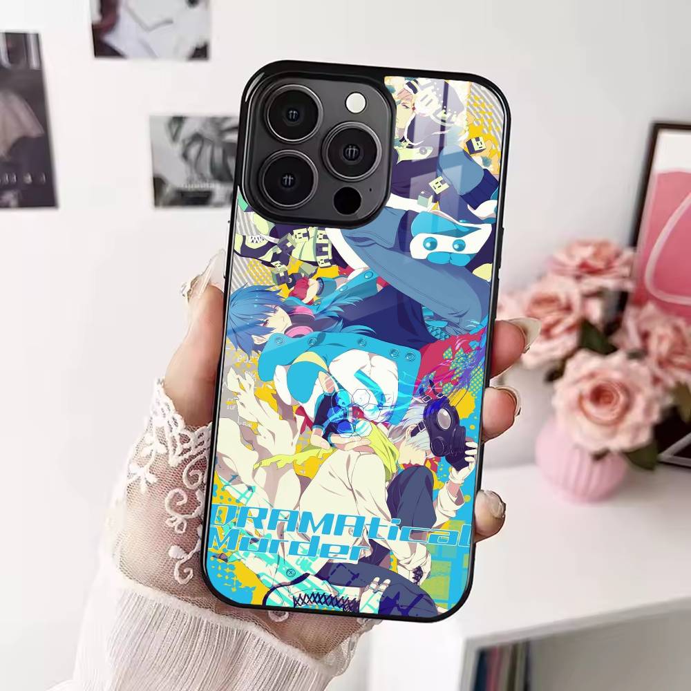 D-Dramatical Animer M-Murder Phone Case For iPhone 17 16 15 14 13 12  Pro Max Plus for Magsafe Mirror Wireless Magnetic Cover