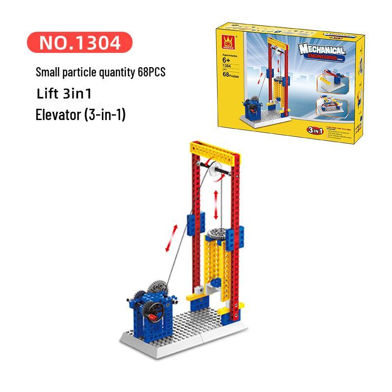 

Wange 1302 Конструктор Ветряная мельница: Детская развивающая строительная игрушка