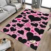 1PC Heart Pattern Extra Large Non-Slip Floor Carpet, Office, Family, Bedroom, Studio - Large Area Rug,Longlasting Material-K0365