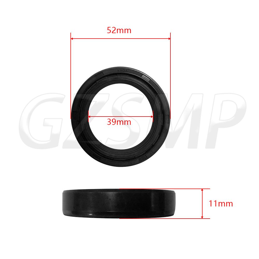 Front Fork Oil Seal 39x52x11 Dust Seal Fit for Suzuki Boulevard 2007-2009 VS750GLP Intruder 88-91 VS800GL Intruder