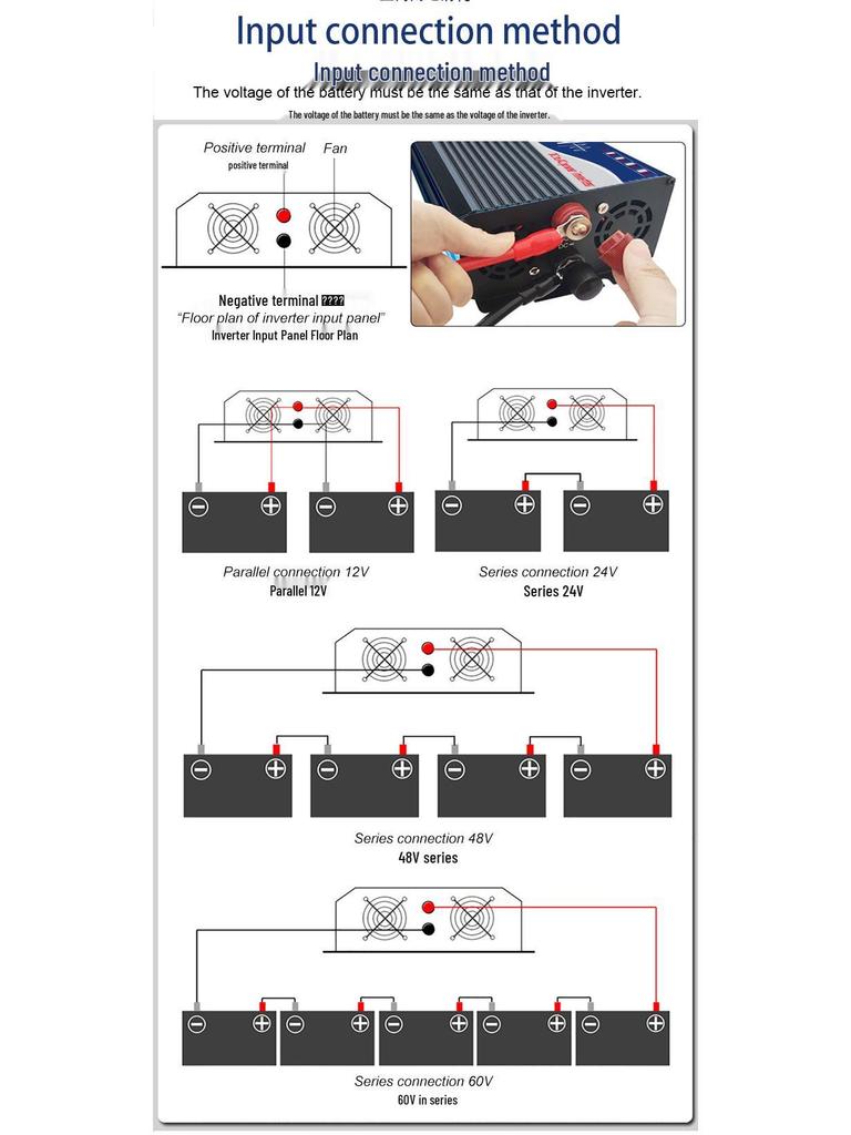 Changji High Power Pure Sine Wave Car Inverter: 12V-60V to 110V/220V Converter