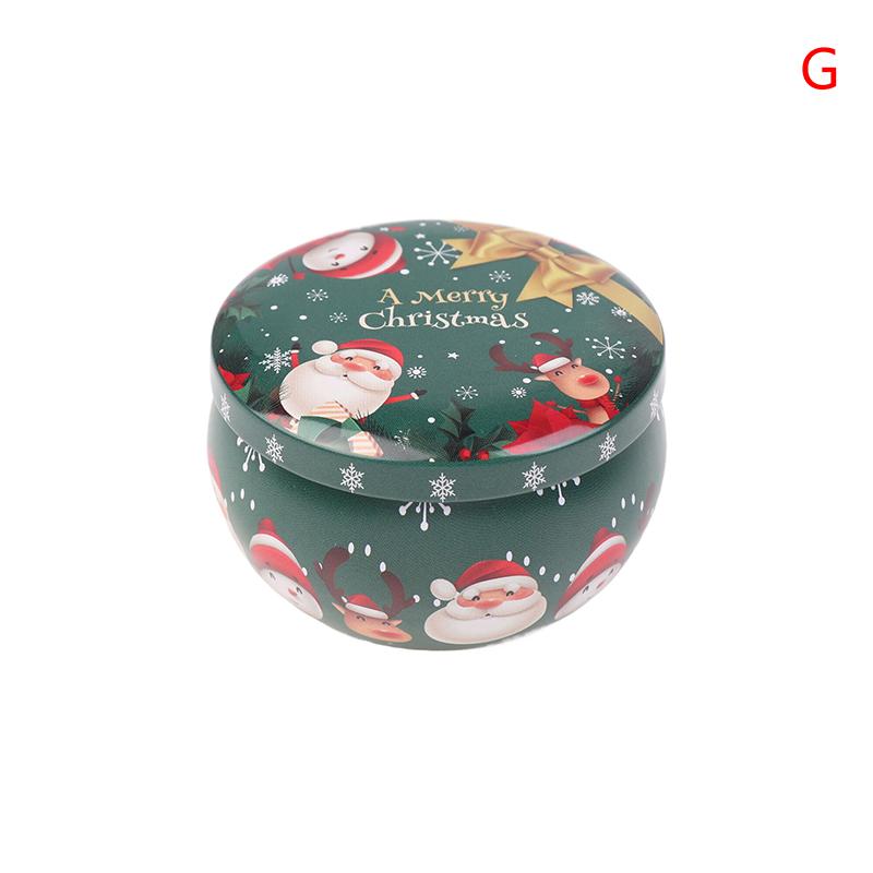 

1 шт. рождественские металлические жестяные банки для кофе, чая, специй, конфет, ювелирных изделий, контейнеры для изготовления свечей, коробки для украшений
