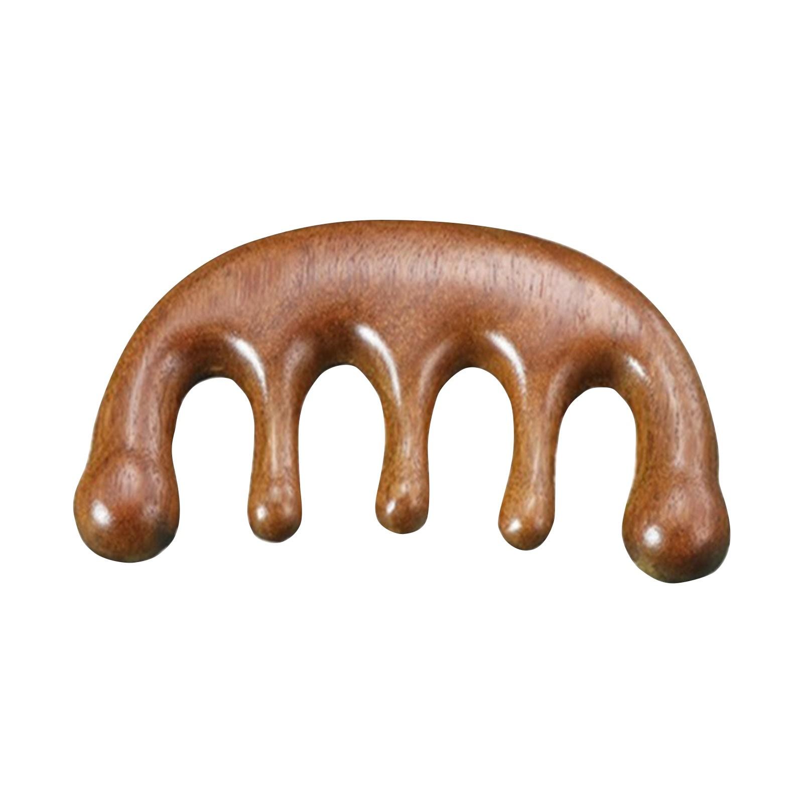 

Массажное расчесывание волос сандалом One Size кофейный