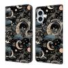 For iPhone 17 Case PU Leather Wallet Phone Cover with Stand
