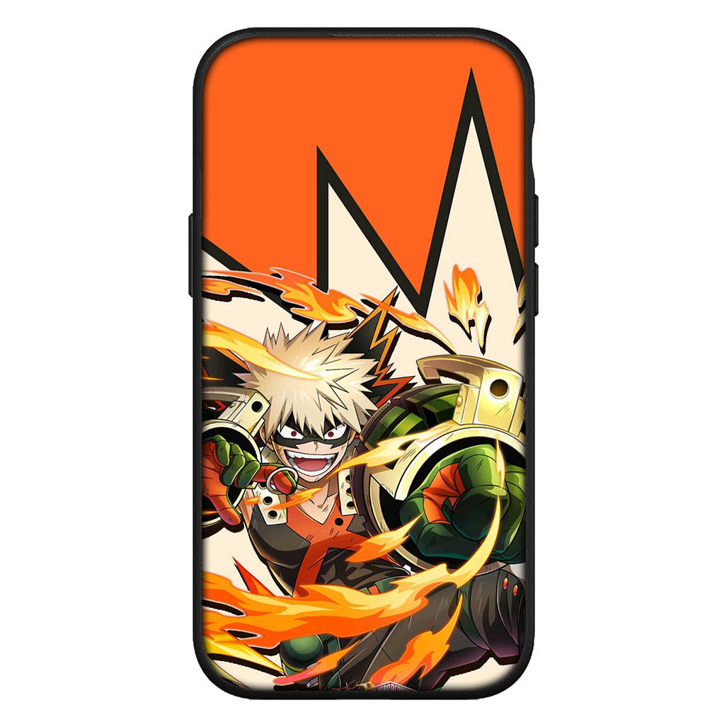 For Samsung Galaxy S24 S23 iPhone 16 15 14 Xiaomi Redmi Note 13 12 11 10 8 Plus 9 Pro Max X XR Phone Case Poster My Hero Academia OPPO Huawei Cover